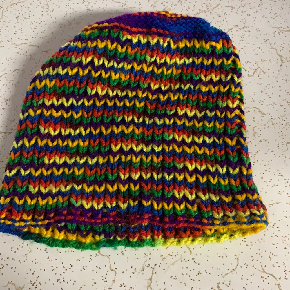 Rainbow hat